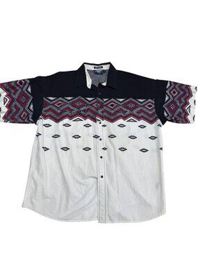 Brooks & Dunn Collection Panhandle Slim Men's Western Button-Up SS Shirt, Sz XL